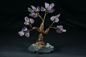 Amethyst Crystal Tree, on Amethyst Base (REF:CTREE-A7)