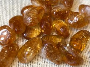 Citrine - Madeira Colour Quartz - 5g to 10g Tumbled Stone (Selected)