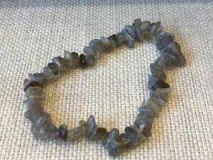 Labradorite - Gemstone chip bead bracelet (Selected)