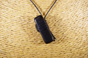 Shungite Hand Tied Pendant (REF:NC2S)