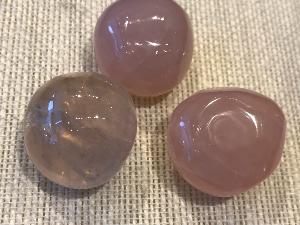 Rose Quartz - Madagascan - 2 to 3cm, 22.5g to 27.5g - Tumbled Stone (Selected)