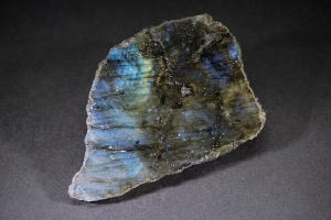 Labradorite (Half Polished/Half Rough), from Madagascar (No.11)	