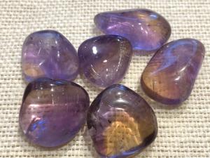 Ametrine - 4 to 7g 'A'  Tumbled stone (Selected)