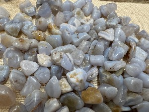 Agate - Blue Lace - 1.5g to 2.5g Tumbled Stone (Selected)
