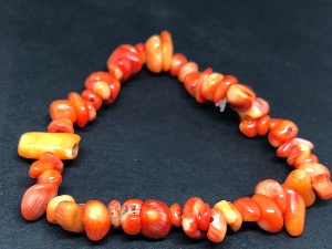 Corallite -  Gemstone bead bracelet