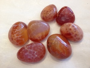 Agate - Fire - Tumbled stone