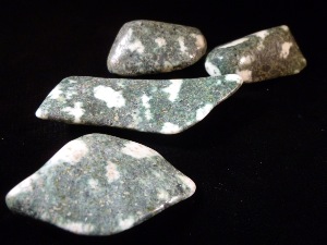 Preseli Bluestone (Dolerite) tumbled stone