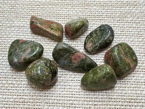 Unakite - up to 5g Tumbled Stone (Selected)