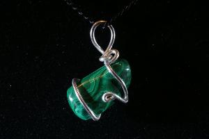 Malachite Hand Wired Pendant (REF:HWMALA5)