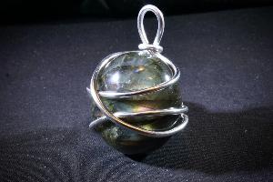 Hand Wired Polished Labradorite (REF:HWPL4)