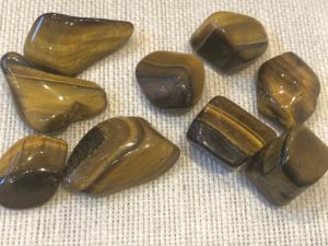Tiger Eye - 4g to 11g Golden Tumbled Stone (Selected)