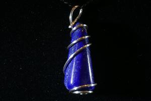 Lapis Lazuli Hand Wired Pendant (No.116)