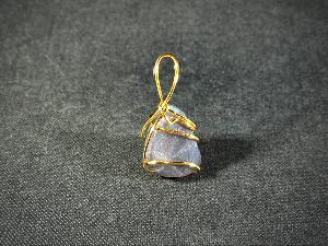Labradorite Hand Wired Pendant (REF:LABHW4)