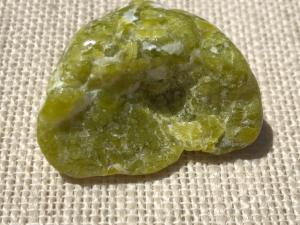 Lizardite - Kaolinite and Serpentine - 24g Tumbled Stone.  (Ref IND7)