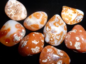 Agate - Red  - Tumbled Stone - Morocco