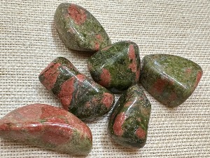 Unakite - 15g to 20g Tumbled Stone (Selected)