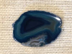 Agate Slice - Dyed Turquoise Agate (RefPCS11)