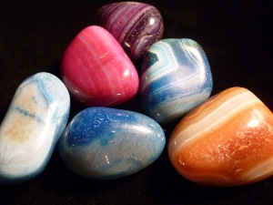 Agate - Dyed (assorted colours) - Tumbled Stone