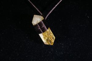 Citrine Hand Tied Pendant (REF:HWCCP5)