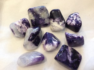 Opal -  Purple Morado - Mexican - Tumbled Stone
