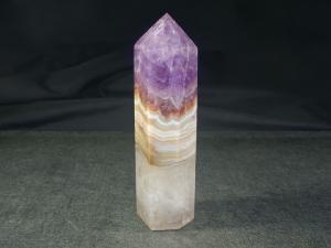 Amethyst, Banded Agate and Quartz Obelisk (REF:AAQOB1)