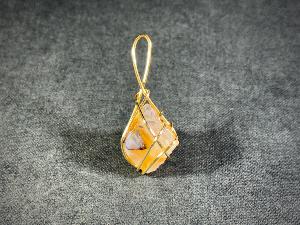Hand Wired Ethiopian Opal Pendant (REF:HWOP2) 