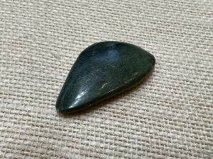 Jade - Nephrite - 5.1g Flat Tumbled stone (Ref Ind10)