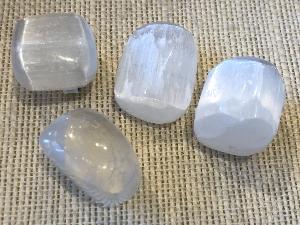Selenite - 2 x 2 cm  6g to 15g Tumble Stone (Selected)
