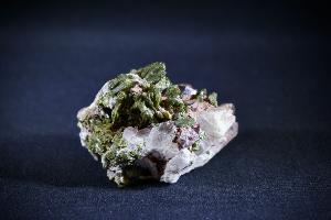 Epidote with Quartz, from Daye, Hubei Province, China (No.79)