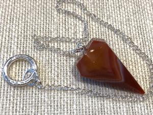 Carnelian - Banded  Pendulum (ref p42)