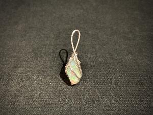 Hand Wired Ethiopian Opal Pendant (REF:HWOP3) 