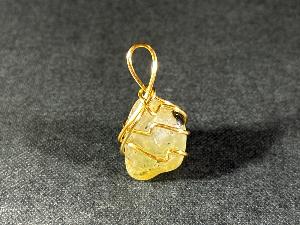 Prehnite & Epidote Hand Wired Pendant (REF:PREEPI1)
