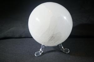 Selenite Sphere, from Morocco (REF:SS3)