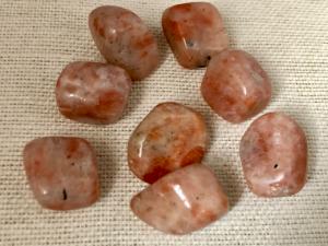 Sunstone -  12.5 to 20g , 2 to 2.5cm Tumbled Stone (Selected)  