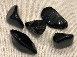 Tourmaline - Black - 2 to 3 cm, weight 8g to 11g Tumbled Stone (Selected)