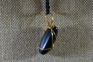 Obsidian Hand Wired Pendant (REF:OBSHP5)