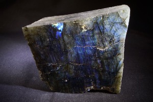 Labradorite (Half Polished/Half Rough) from Madagascar (No.84)