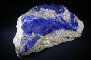Azurite, from Phelps Dodge Mine, Morena, Arizona, U.S.A. (No.92)