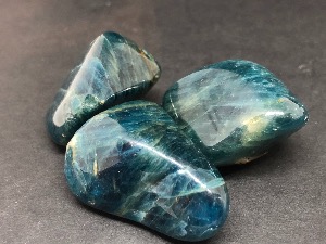 Apatite -Blue -  AA Grade Tumbled Stone.