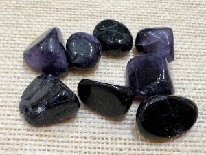 Blue John - Fluorite - up to 4g Tumbled Stone (Selected)