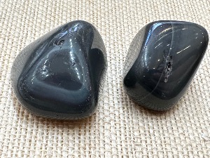 Obsidian - Platinum -  15g to 25g Tumbled Stone (Selected)