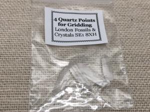 Quartz, Gridding Points Pack of 4 (Selected)