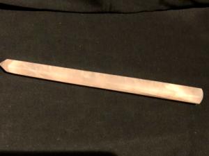 Rose Quartz Faceted Wand (Ref W15)