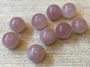 Rose Quartz - Brazilian - 1.5cm Marble/Ball/ Sphere (selected)