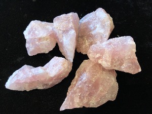 Rose Quartz - Namibian Rough, 20g to 60g unpolished (selected)