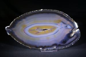 Natural Agate Slice, from Brazil (No.206)