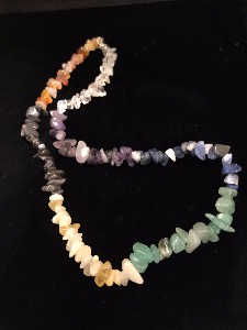 Chakra Necklace -  Gemstone Chip (Selected)
