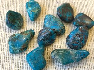 Chrysocolla - Up to 5g Tumbled Stone (Selected)