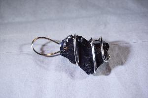 Shungite Grade 1 Hand Wired Pendant (REF:HWES1)