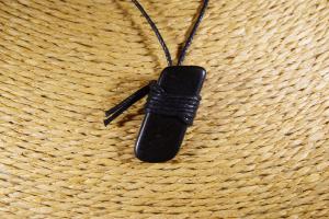 Shungite Hand Tied Pendant (REF:NC3S)